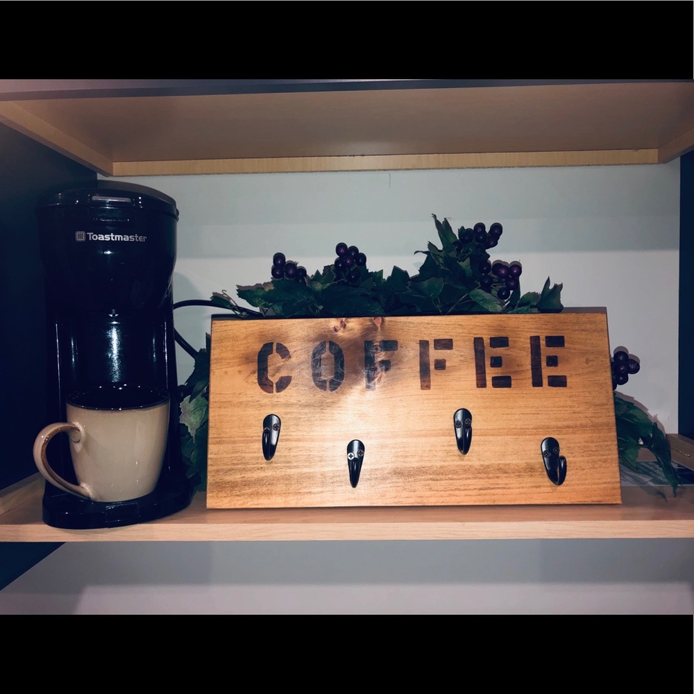 Homemade Vermont Coffee Cup Holder